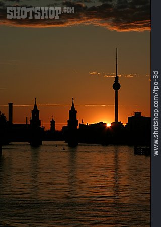 
                Sonnenuntergang, Berlin                   