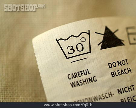 
                Temperatur, Waschen, 30, Waschhinweis                   