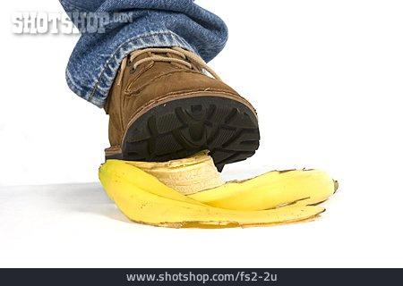 
                Bananenschale, Unfall                   