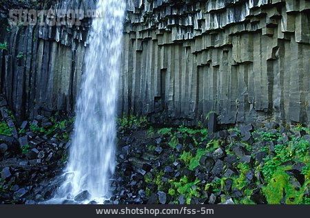 
                Wasserfall, Island, Svartifoss, Skaftafell                   