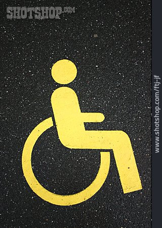 
                Symbol, Rollstuhl                   