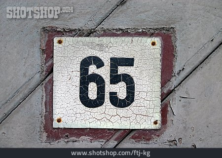 
                Hausnummer, Nummer, 65                   