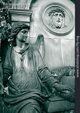 
                Engel, Statue, Grabstein                   