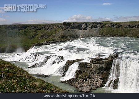 
                Wasserfall, Gullfoss                   