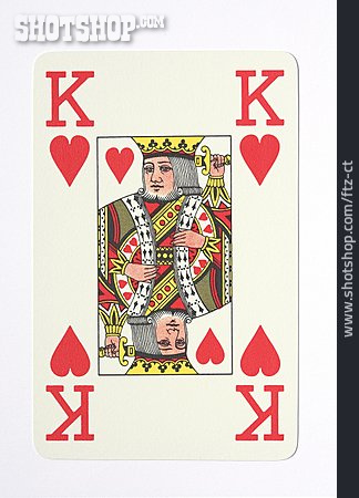 
                Herz, Spielkarte, König                   