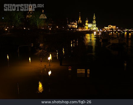 
                überschwemmung, Elbe, Dresden                   