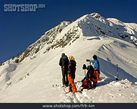
                Personen, Bergsteigen, Wintersport                   