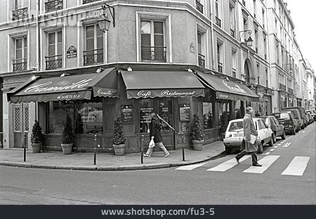 
                Café, Paris, Eckhaus                   