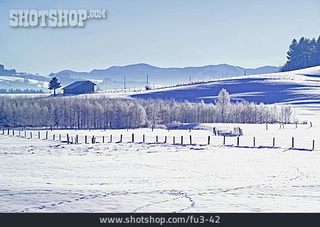 
                Landschaft, Winter, Schnee                   