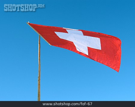
                Flagge, Schweiz, Landesfarben                   