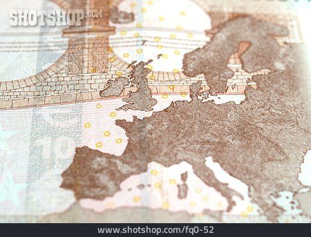 
                Detailaufnahme, Euro, Geldschein                   