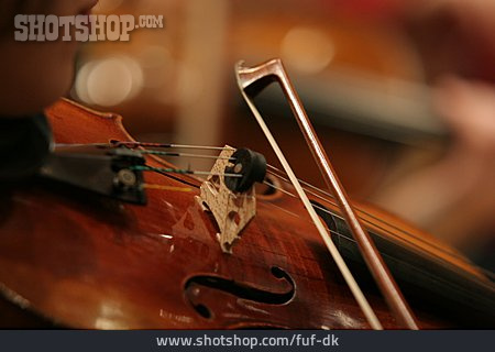 
                Close Up, Violin, Violin Bow                   