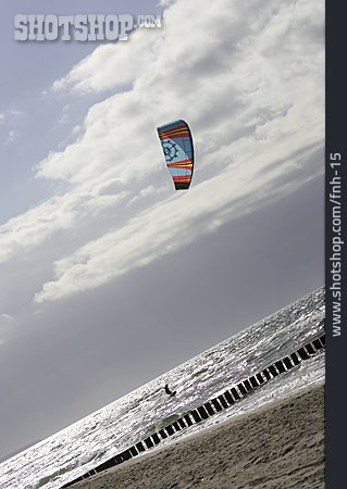 
                Meer, Kite-boarding, Kiten                   