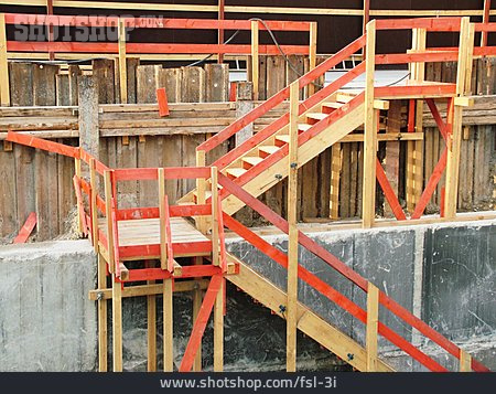 
                Construction Site, Wood Frame                   