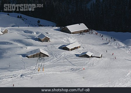 
                Winter, Skifahren, Skihütte                   