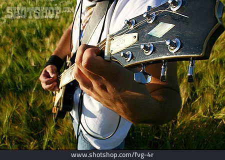 
                Guitar, Playing Music, Musician                   