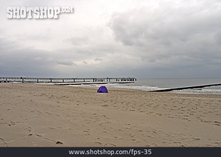 
                Strand, Zelt                   