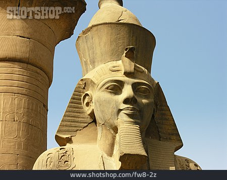 
                Stein, Statue, Pharao                   