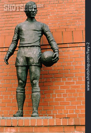 
                Fußball, Spieler, Skulptur                   