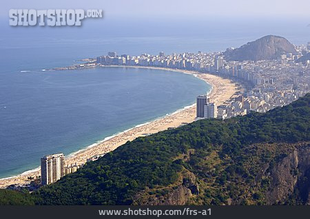 
                Vogelperspektive, Strand, Copacabana                   