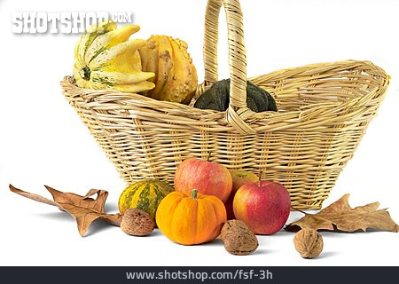 
                Gemüse, Korb, Herbstlich                   