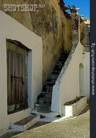 
                Haus, Treppe, Griechenland                   
