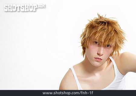 
                Jugendlicher, Junger Mann, Rote Haare, Haare                   