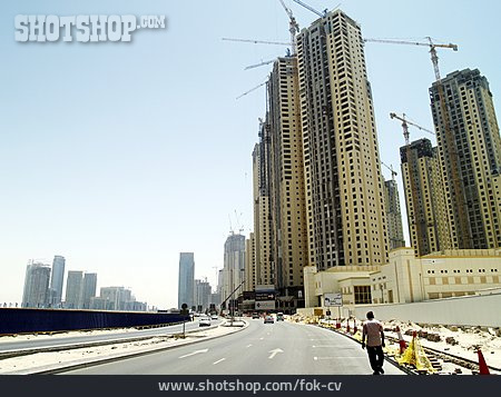 
                Wolkenkratzer, Dubai, Baustelle                   