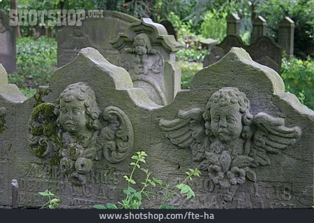 
                Friedhof, Engel, Grab, Grabstein                   