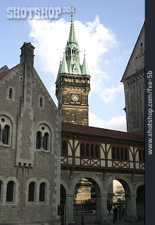 
                Rathaus, Braunschweig, Rathausturm, Dankwarderode                   