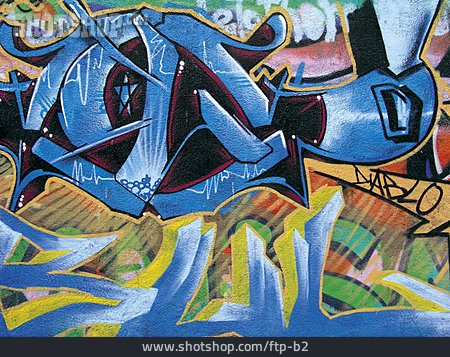 
                Wand, Graffiti                   