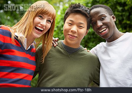 
                Jugendliche, Freundschaft, Multikulturell                   