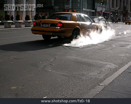 
                Dampf, New York, Taxi, Yellow Cab                   