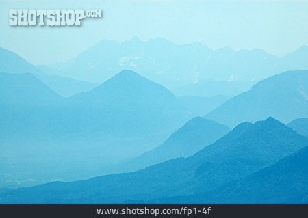 
                Hintergrund, Berg, Dunst, Kärnten, Karawanken                   