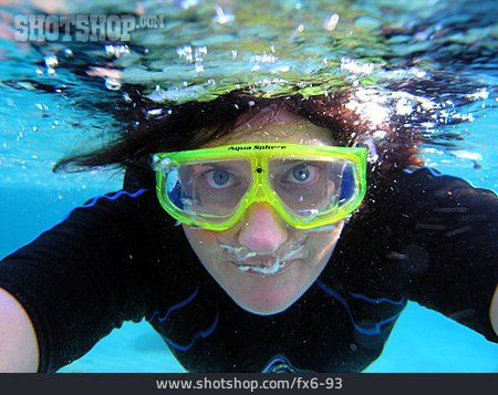 
                Unterwasser, Schwimmen, Taucherbrille                   