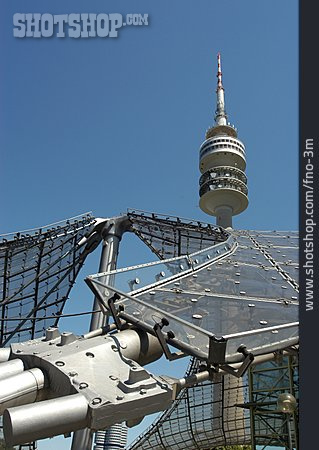 
                Fernsehturm, Konstruktion, München, Olympiagelände                   