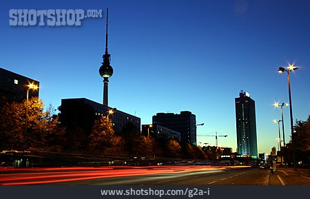 
                Dämmerung, Skyline, Berlin                   