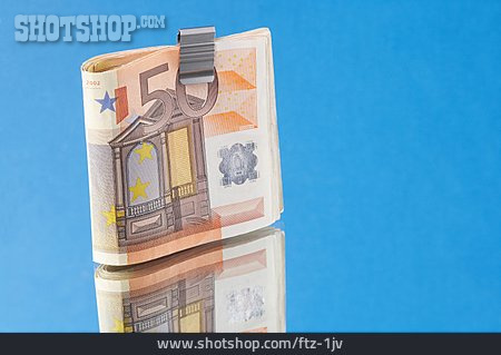 
                Euro, Geldschein, Bargeld, Geldspange                   