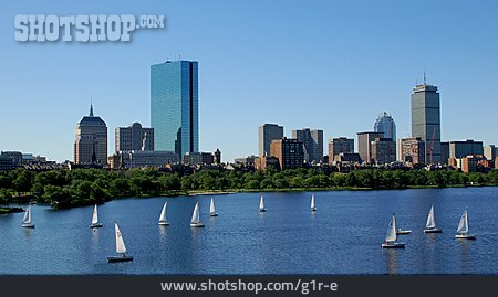 
                Skyline, Fluss, Boston                   