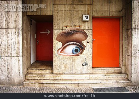 
                Auge, Straßenkunst                   