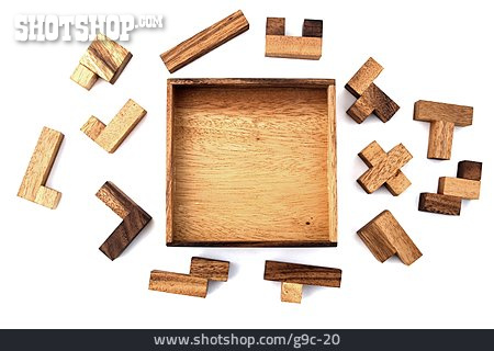 
                Puzzle, Kasten, Holzspielzeug                   