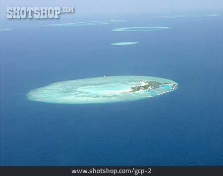 
                Insel, Malediven, Indischer Ozean                   