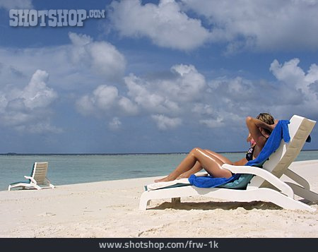 
                Reise & Urlaub, Pause & Auszeit, Sonnenbaden, Malediven                   