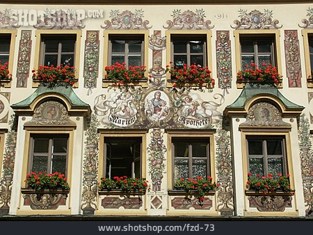 
                Fassade, Bemalt, Traunstein                   