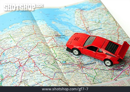 
                Landkarte, Atlas, Modellauto                   