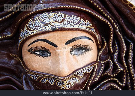 
                Maske, Orientalisch, Muslimin                   