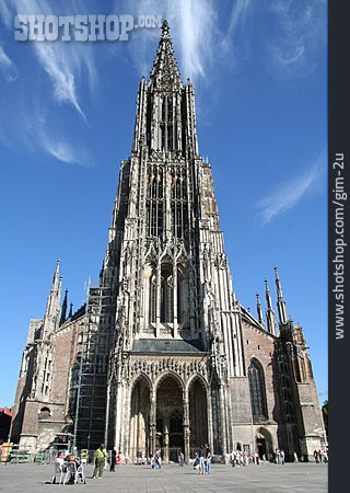 
                Kirche, Gotik, Ulmer Münster                   