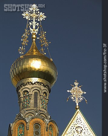 
                Zwiebelturm, Russisch-orthodoxe Kirche                   
