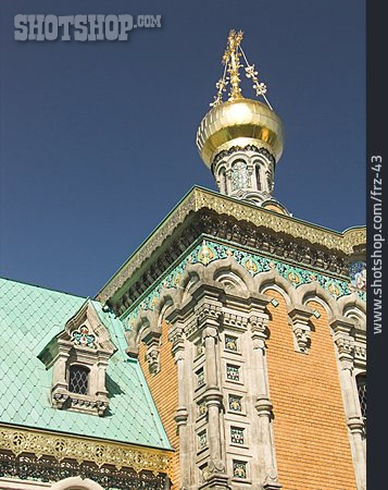 
                Kapelle, Zwiebelturm, Russisch-orthodoxe Kirche                   