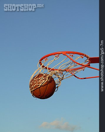 
                Ball, Basketballkorb                   